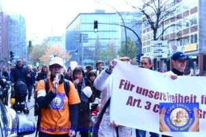 Lichterumzug für Freie Impfentscheidung vom 4.11.2017 in Hamburg